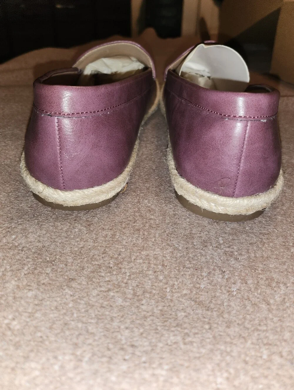 Journee Collection Women's Burgundy Slip-On Loafers